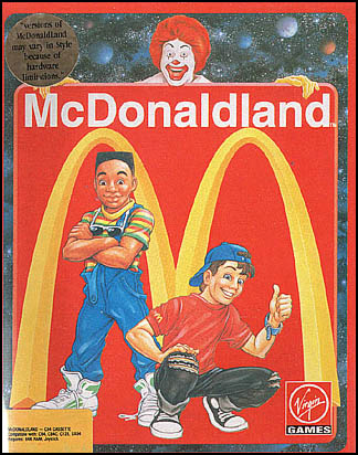McDonaldland box art for Commodore 64